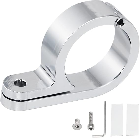 1.25"Mount Clamp & 32mm Handlebar Clock Gauge Mount Clamp for Touring