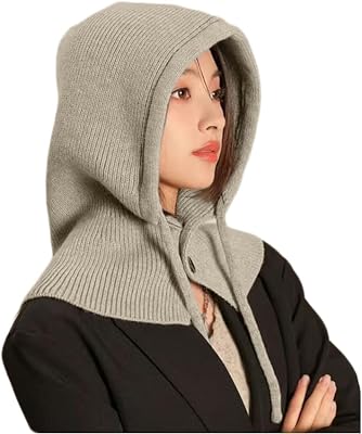 XYX Winter Warm Elastic Soft Ear Protection Knitted Ski Hats Balaclava Cover Ears Beanie Hat