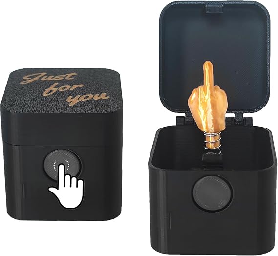 Finger in a Box Funny Gifts Pop Up Inappropriate White Elephant Idea
