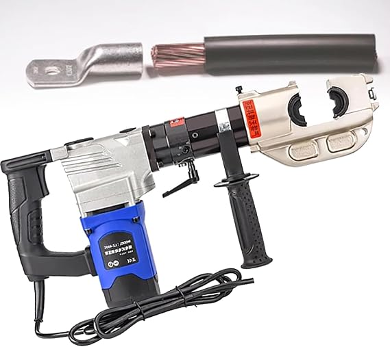 Electric Hydraulic Cable Lug Crimper Pliers, Handheld Automatic Hydraulic Crimping Tool Kits, Electrical Terminal Cable Terminal Crimper,LZ-400C