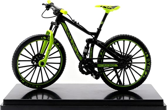 1:8 Finger Mountain Bike, Alloy Die Cast Finger Bike, Finger Toy Bikes Suitable for Collectors,Stress Relieving and Educational Games, and Collectibles (Handlebars/ Foot Pedal Can Be Turned)