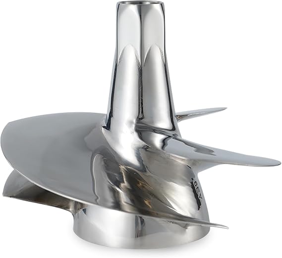 Jet Ski Impeller Fit Yamaha 6EY-R1321-01-00 VX1050/Wave Runner VX 2016-2020,3-Blade Polished 155MM Diameter