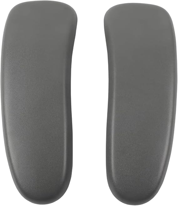 Grey Replacement Arm Pads for Aeron Classic Titanium Chairs & Stools