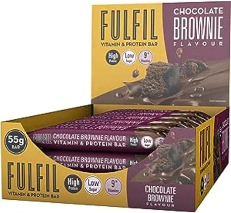 Fulfil Nutrition Vitamin & Protein Bar Chocolate Brownie 15 x 55 g
