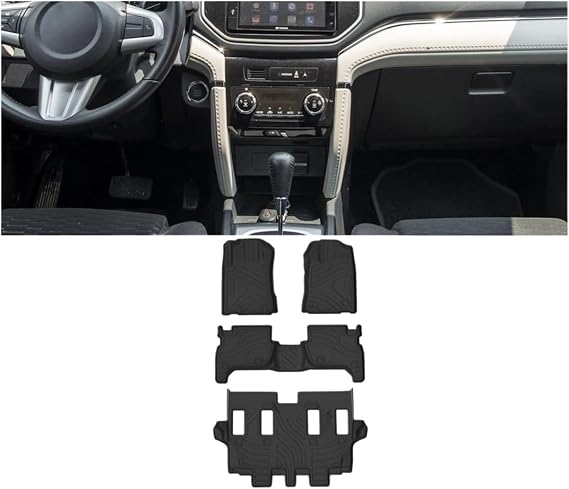 Compatible with Toyota Rush 2018-2023 LHD RHD Auto Car Floor Mats All-Weather TPE Foot Mats Pad Tray Mat Interior Accessories