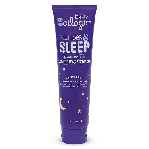 Oilogic Slumber & Sleep Essential Oil Baby Lotion - Baby Care Products | Gentle Calming Cream for Smooth, Moisturized Skin - Pediatrician-Tested Safe for Toddlers - Baby Essentials Skincare