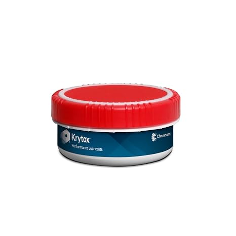 Krytox D12434545 Mid-Range Temperature Grease with Corrosion Inhibitor, 0.5 kg/1.1 lb. Jar