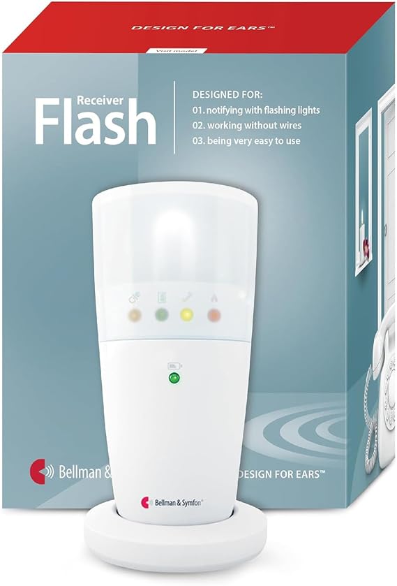 Bellman Flash Receiver Bright Notification Device for Hearing Loss