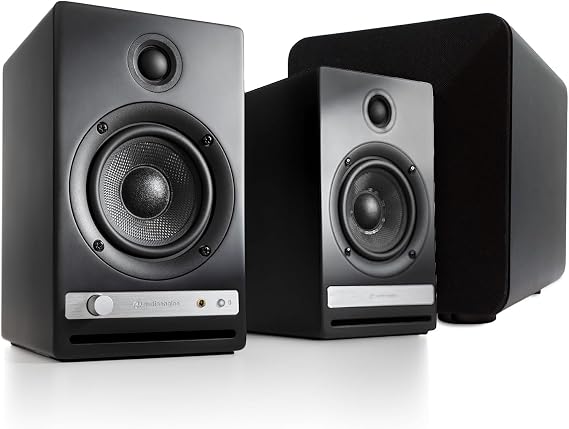 Audioengine HD4 Black Speakers with 210 watt S6 Subwoofer