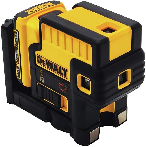 DEWALT 12V MAX* Laser Level, 5 Spot Red, 100-Foot (DW085LR)