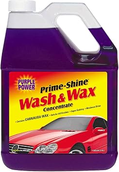 Purple Power 9220P Prime-Shine Wash and Wax - 1 Gallon