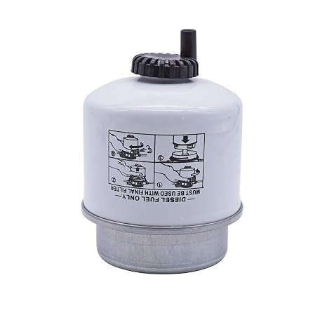 87801434 Fuel Filter,Secondary Fuel Water Separator with Drain fits New Holland LS180 LX885 L865 LX985,Ford 345D 445D 545D 3930
