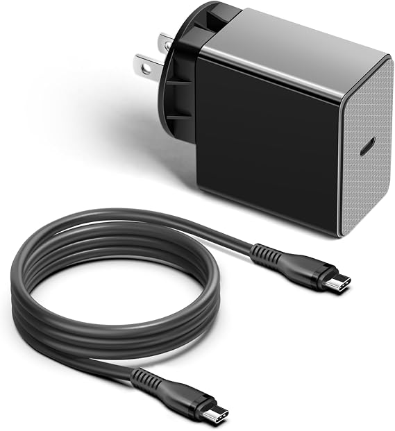 PAAD004 AC Adapter USB C PD 30W 45W for Brother Printer Accessory PA-AD-004 PT-E310BT PT-E510 PT-E560BT PT-E310BTVP PT-E510VP PT-E560BTVP Portable Label Printer P-Touch Edge Type-C Charger