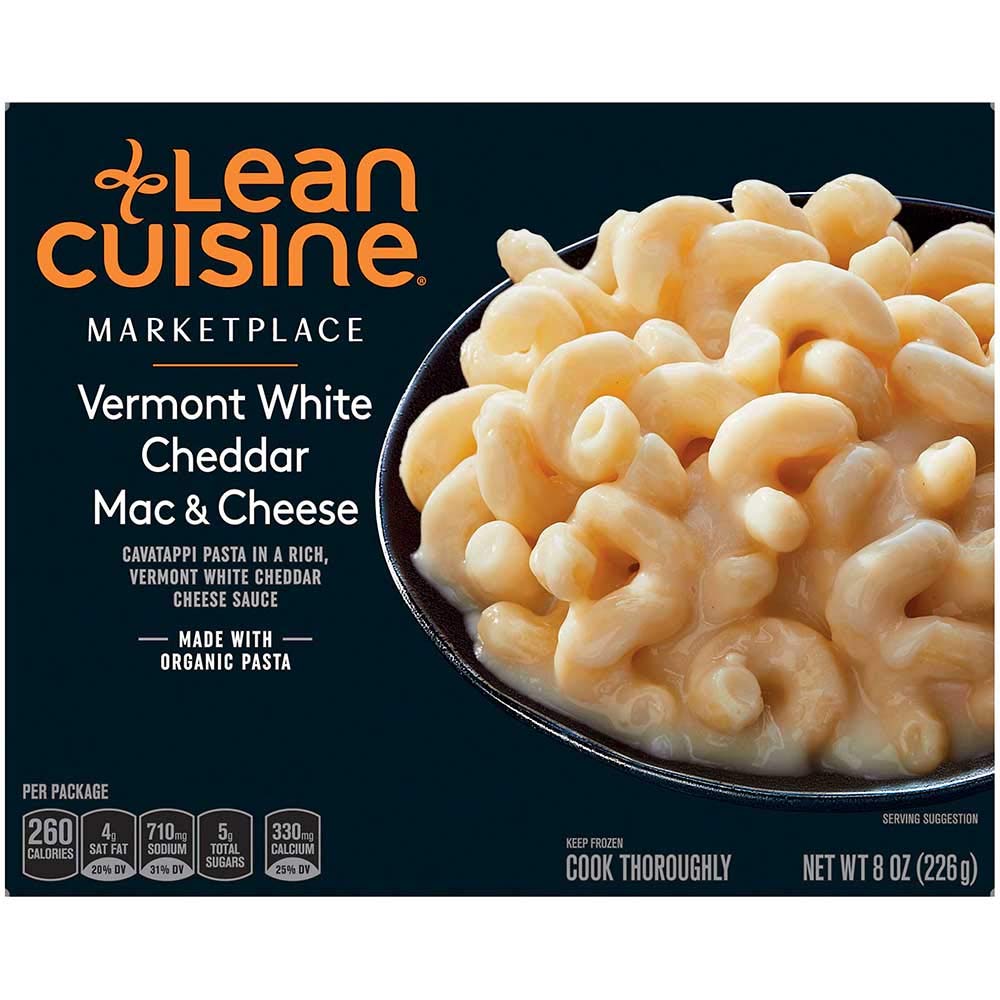 Lean Cuisine Organic, No GMO, Vermont White Cheddar Mac & Cheese Meal 8 oz, Pack of 12