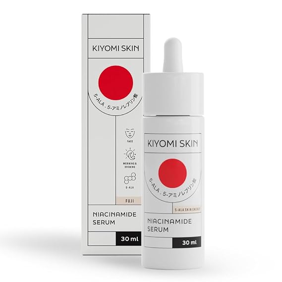 Niacinamide Serum with 5-ALA & Hyaluronic Acid for Pores, 1 Fl Oz | Hydrating Vitamin B3 Face Serum - Soothing Facial Moisturizer for All Skin Types