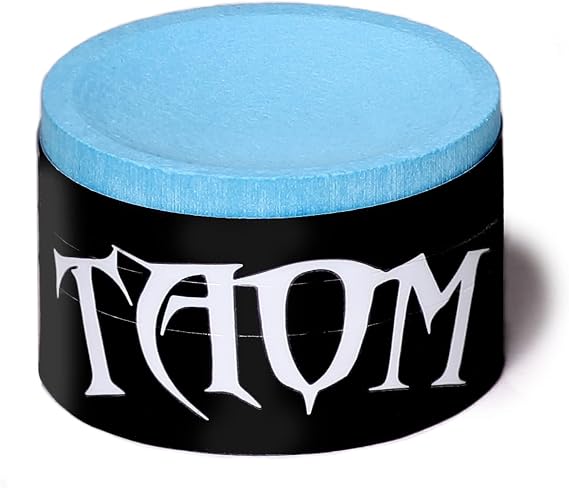 Taom Pyro Billiard Pool Cue Premium Chalk Blue | Professional Formula, Ultimate Grip, Super Clean Experience