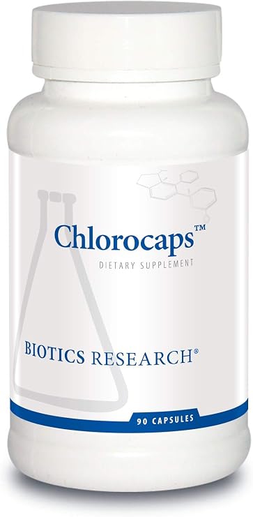 BIOTICS RESEARCH Chlorocaps Chlorophyllins Vitamins SOD & Catalase 90 Caps | Good Source of Magnesium Capsules