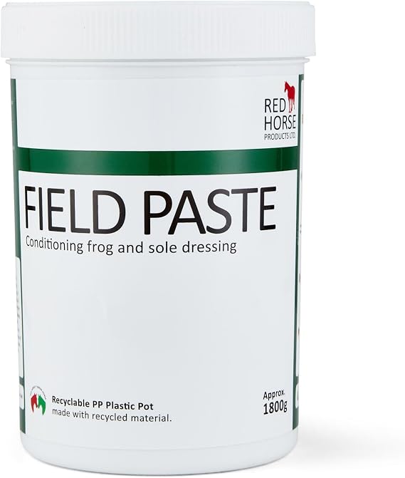 Red Horse Products Field Paste - Antimicrobial/Antifungal Horse Hoof Sole & Frog Dressing (1800g) | Hoof Thrush Topical | Sole & Frog Active Clay | Non-caustic