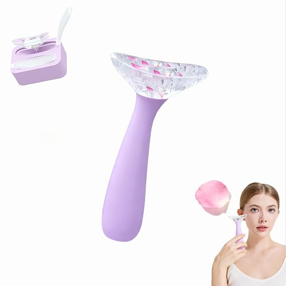 Ice Roller for Face | Reusable Silicone Ice Mold, Eye Depuffing, Wrinkle Appearance Reduction, Daily Cooling Skincare