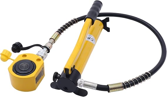 Hydraulic Jack, Mini Jack Porta Power Kit Hydraulic Hand Pump Ram Lifting Cylinder Strok 20 Ton with CP-180 Manual Hydraulic Hand Pump