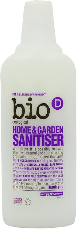 (2 PACK) - Bio-D Home & Garden Sanitiser (Formerly Disinfectant) | 750ml | 2 PACK - SUPER SAVER