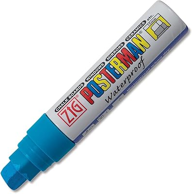 Zig Posterman Paint Marker - 15 mm, Light Blue, Big & Broad