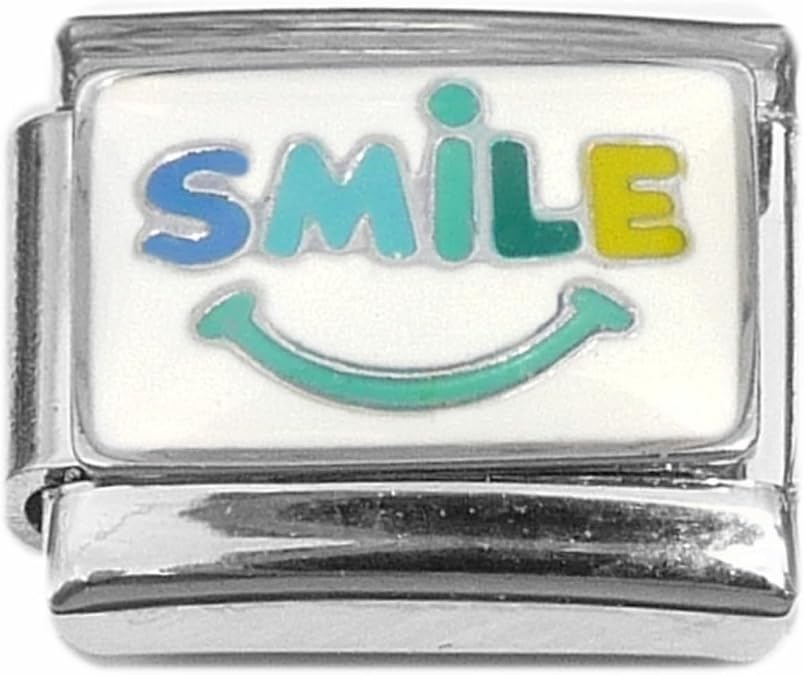 NewCharms Smile Colorful Italian Charm