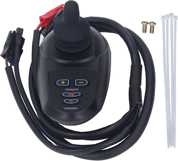 Electric Wheelchair Control Brush Motor Separate Wheelchair Joystick Controller with Brake Function Wheelchair Motor Attachment DC24V 45A