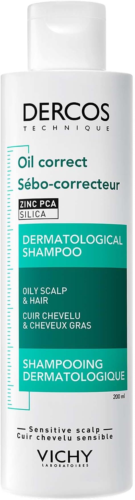 VICHY Dercos Oil Correct Aşırı Yağlanma Karşıtı Şampuan 200 ml
