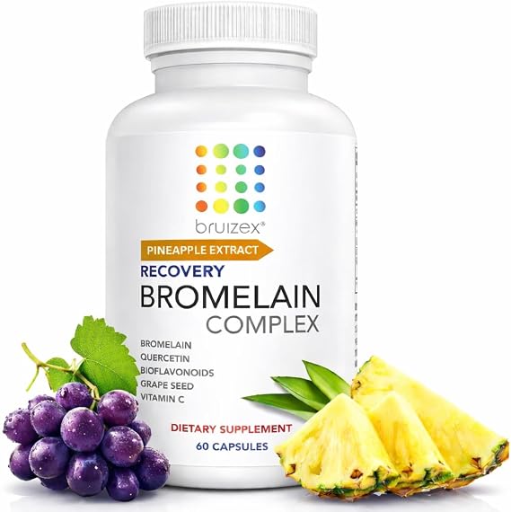 Bruizex Bromelain & Quercetin Recovery Complex, 60 Capsules