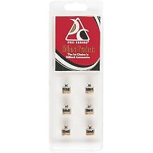 Pro Series CLM-2 Screw-On Replacement Pool Cue Tips in Hang Pack (Pack of 6), 12mm Hard