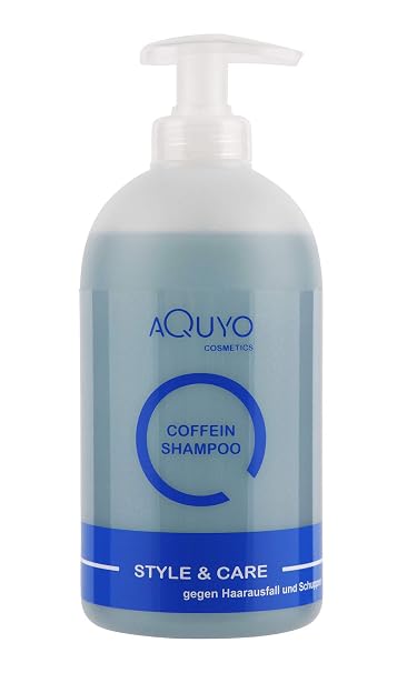 Caffeine Shampoo against Hair Loss Oily Hair and Dandruff (500 ml) Hair Care with Caffeine Zinc and Biotin Relieves Hair Loss and Promotes Hair Growth Hair Shampoo for Scalp Itching