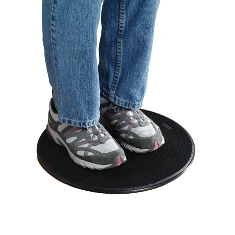 Sammons Preston Transfer Disc, 12" Pivot Disc, 360 Rotation, Non-Slip | Pivot disc for safe patient transfers with 360 degree rotation; non-slip surface for sitting or standing