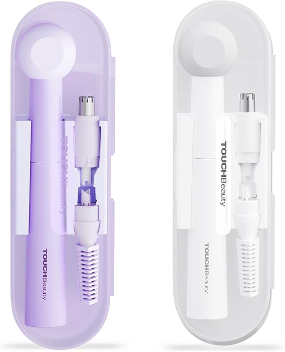 TOUCHBeauty 2024 Upgrade Ear and Nose Hair Trimmer - Purple & White