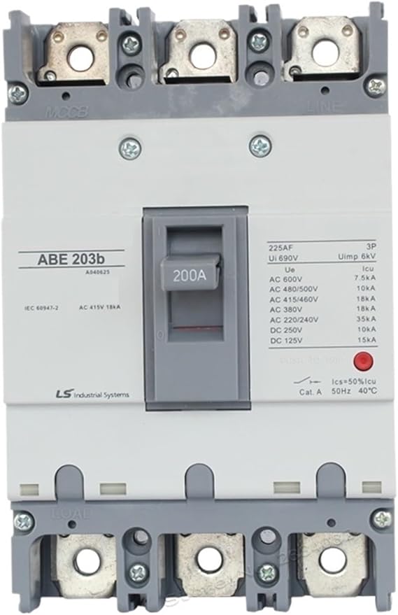 Molded Case Circuit Breakers Moulded Case Circuit Breaker 50A 60A 75A 100A 125A 150A 175A 200A 225A 3p 3 Pole 50 600V(225A)