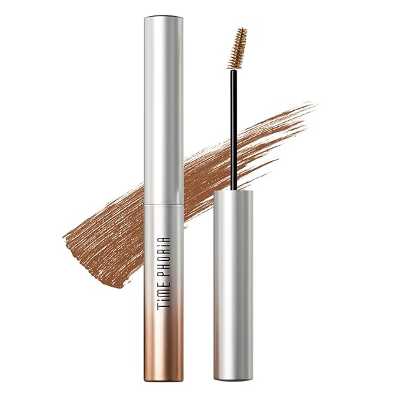 Revela Tinted Eyebrow Mascara, Waterproof Brow Gel with 12H Long-lasting Hold, Smudge-Proof, Anti-Clump, Highly Pigmented, Quick-Setting, Precision Brush for Natural Brows, 006 Honey Brown