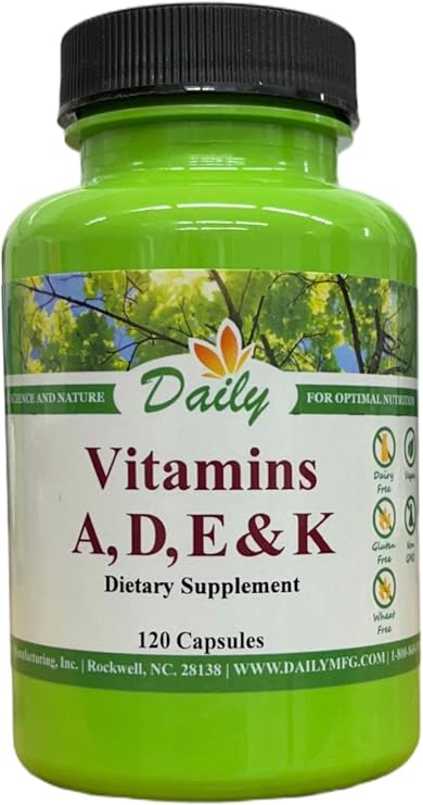 Daily Manufacturing Vitamins A,D,E & K