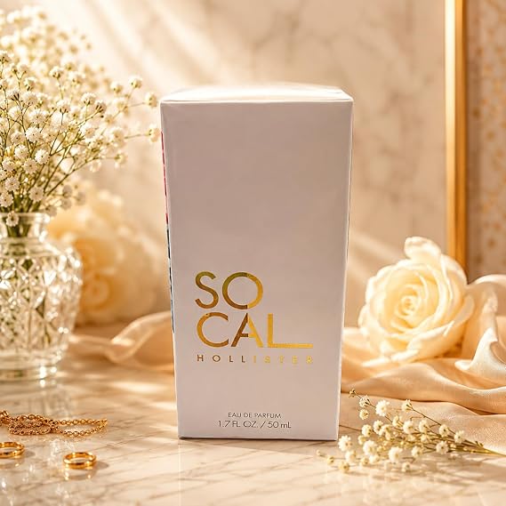 So Cal Eau de Parfum for Women 1.7 fl oz (50 ml) Tangerine & Pink Magnolia Perfume, Bright Floral Citrus Scent, Long-Lasting Feminine Fragrance for Day & Night