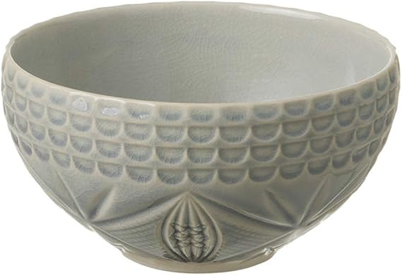 Costa Nova Ceramic Stoneware 20 oz. Soup & Cereal Bowl - Cristal Collection, Grey | Microwave & Dishwasher Safe Dinnerware | Food Safe Glazing | Restaurant Quality Tableware