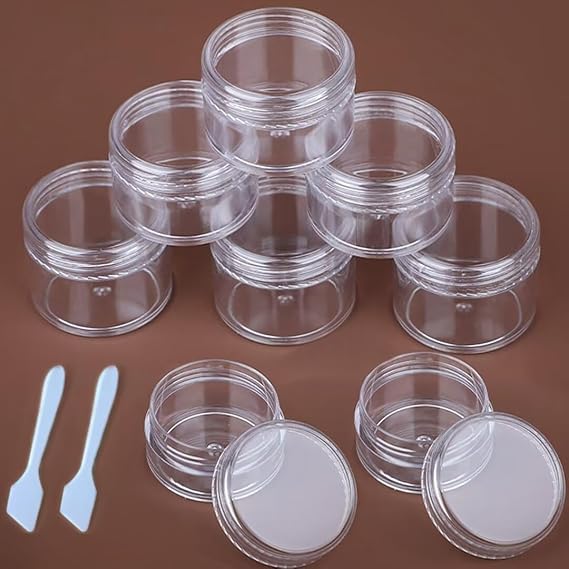 Luxiremi 5 pcs Travel Pots for Toiletries and Cosmetics (5x10g)