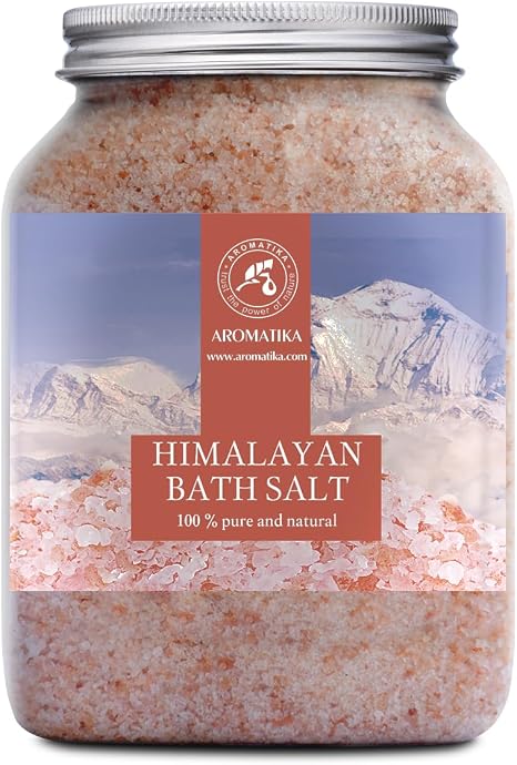 Himalaya Pink Crystal Salt 1300 g - 100% Pure & Natural - Natural Salt - Himalayan Salt for Good Sleep - Stress Relief - Bathing - Himalayan Bath Additive