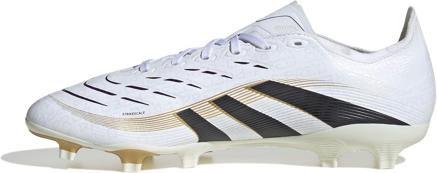 Adidas Unisex League Firm Ground/Multi Ground, White/Black/Gold Metallic, 8