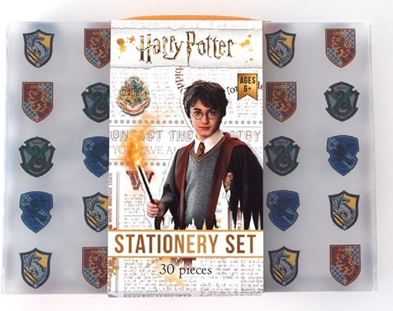Playhouse 29-piece Harry Potter Hogwarts Kids Stationery Set Tote with Pen