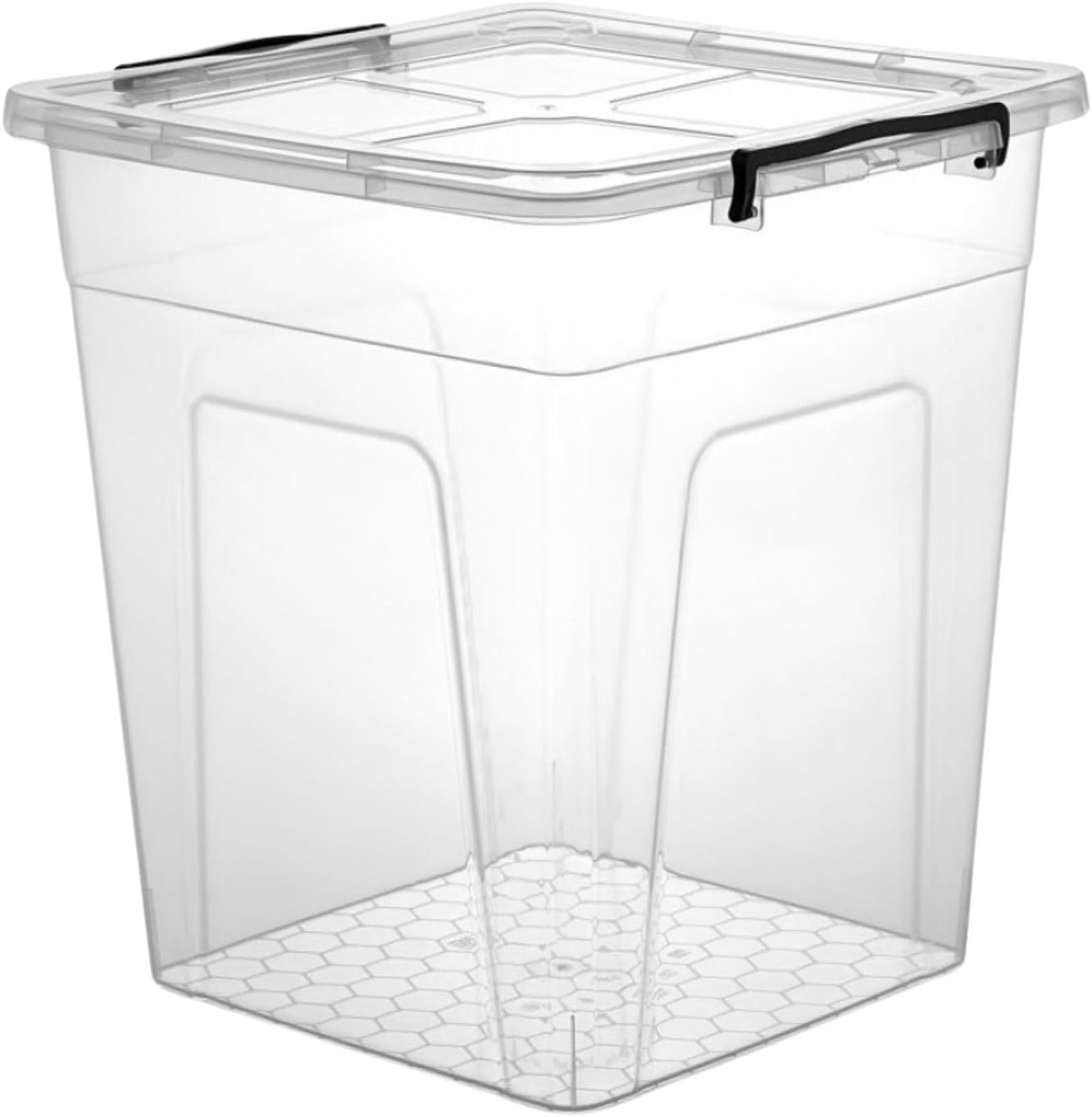 Transparent Plastic Storage Box with Locking Lid 5 LITERS