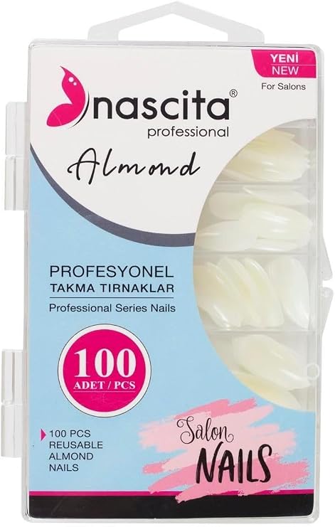 Nascita 100 Boxed Almond False Nail - 166