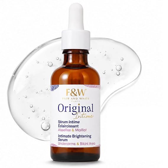 FAIR & WHITE Original Intime Brightening Serum - 30 ml - Underarm & Bikini Care, Evens Skin Tone, Soothing & Hydrating Formula