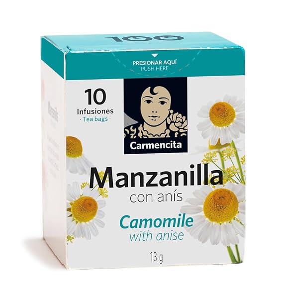 Carmencita. Chamomile with Anise infusion. 13g (0.46oz). 10 tea bags