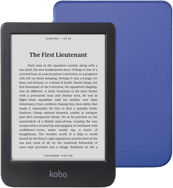 With Kobo Clara BW eReader Case Package