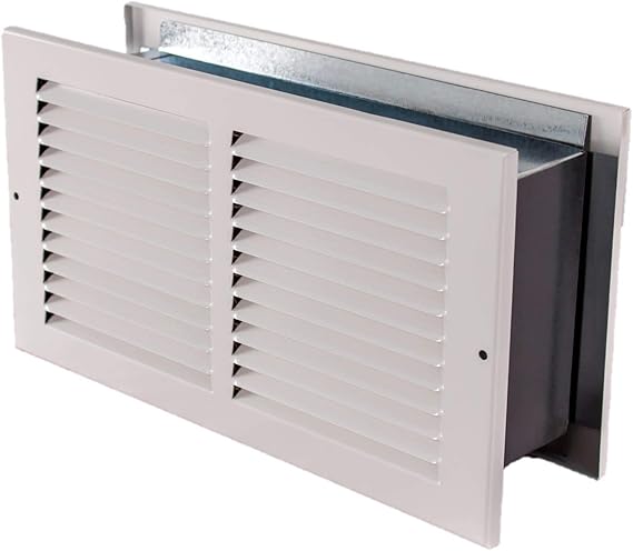Tamarack Wall Return Air Pathway, White, 12in.W x 4in.H x 3 1/2in.D, Model# TTI-RAPR12.4