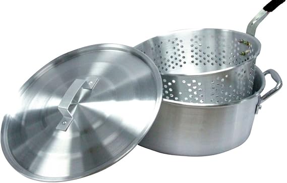 Outdoor Deep Fryer with Basket, 9.5L, Stainless Steel